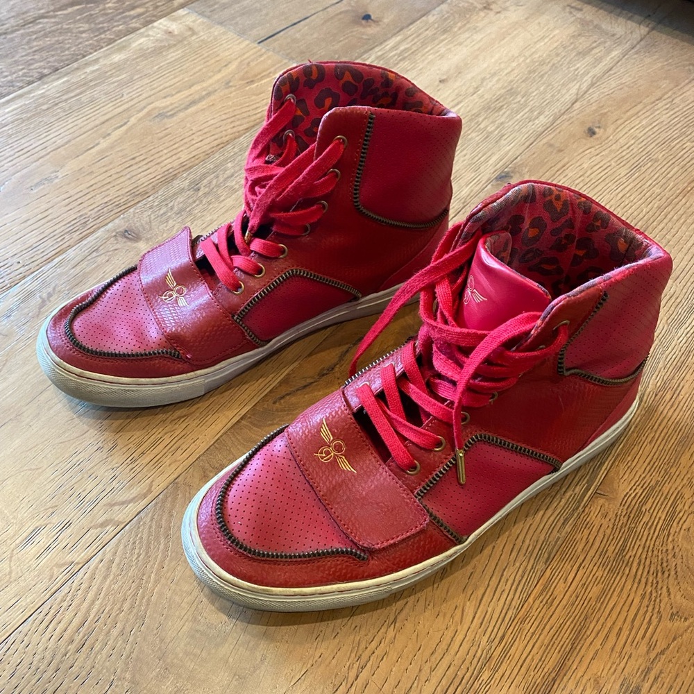 Creative Recreation Red High-Top Sneakers